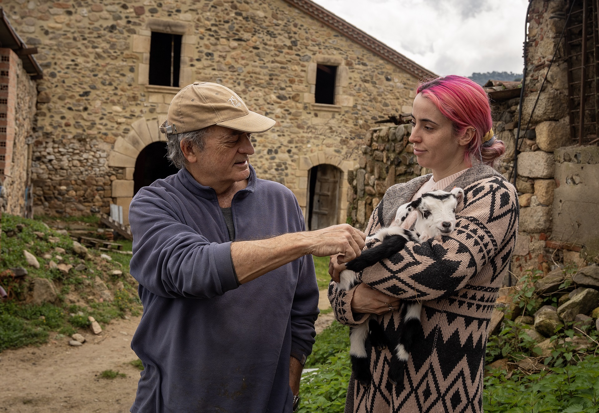 Josep Maria i Gemma Saurí, a Can Terrades.   PATXI URIZ | DIPUTACIÓ DE BARCELONA 