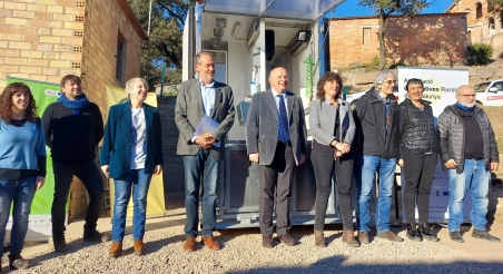 Inauguració de l'escorxador mòbil. ARCA | DIPUTACIÓ DE BARCELONA